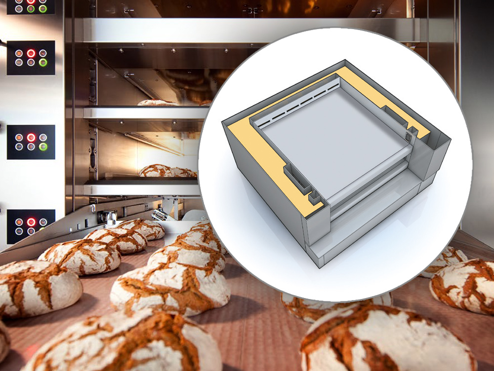 Reduktion der Oberflächenverluste durch WP ENERGIE BLOCK SChematische Darstellung der Thermoschicht Isolierung