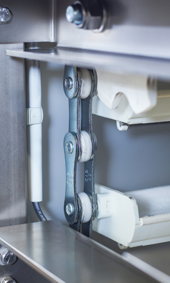 WP bread roll baking system MINIROLL ribbon chain Ribbon chain of the bread roll baking system