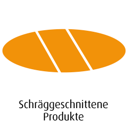 Icon für schräggeschnittene Produkte