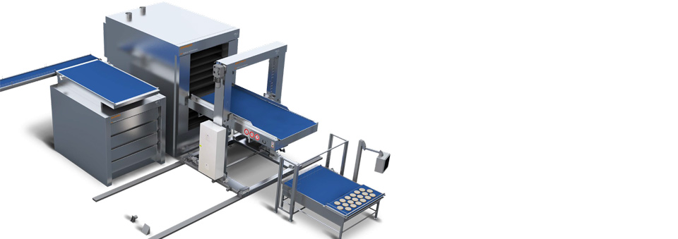 Industrial vacuum cooling with VACUSPEED® - for deck, multi-deck and tunnel ovens Industrial vacuum cooling with VACUSPEED®